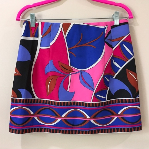 ZARA PRINTED SKIRT WITH DARTS SIZE XS SKIRT PLIERS PRINTED PUCCI Retro - Picture 6 of 9